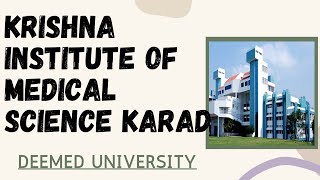 Krishna Institute Of Medical Sciences Karad All Information [upl. by Noremac]