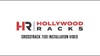 Installation Video for the CrossTrack onebike Rack by Hollywood Racks HR7100 [upl. by Airalav]