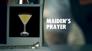 MAIDEN’S PRAYER DRINK RECIPE  HOW TO MIX [upl. by Oirom]