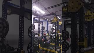 500LBs For 5 Hatfield Box Squats [upl. by Ostraw212]