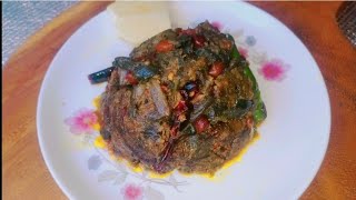 কচুর শাক Niramish Kochur Shak Recipe এইভাবে কচুর শাক রান্না করলে স্বাদ মুখে লেগে থাকবে Veg Recipe [upl. by Elyrpa]