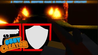 A cool shooting game in… OBBY CREATOR [upl. by Zusman]