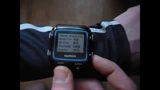 Русское меню Garmin Forerunner 920XT [upl. by Ecydnak]