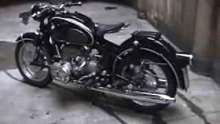 Vintage 1959 BMW R69 motorcycle [upl. by Airliah]