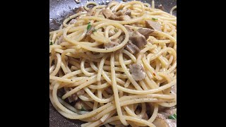 SPAGHETTONI con FUNGHI PIOPPINI [upl. by Iaras]