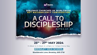 Bibleway Churches UK 63rd National Convocation 2024  Day 1  Morning Session [upl. by Ahtera]