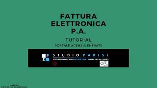 Fattura elettronica PA regime forfettario  Tutorial completo sito Agenzia Entrate [upl. by Boulanger]