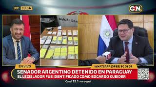 Senador argentino detenido en Paraguay [upl. by Vashti]