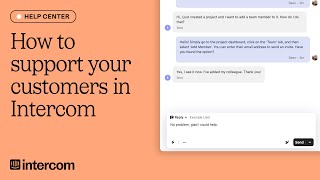 How to support your customers in Intercom  Introduction [upl. by Maxia]