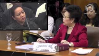 Miriam to Napoles Tell all before senators kill you [upl. by Icyak]