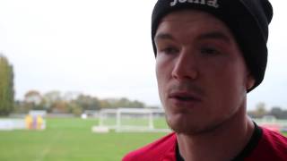 Liam McAlinden on Citys Checkatrade Trophy match against Swindon Town  Exeter City Football Club [upl. by Modern]