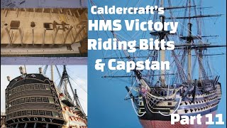 Working on the Riding Bitts and Main Capstan HMS Victory [upl. by Ahsilahk]