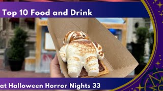 Top 10 Food and Drinks to Try at Halloween Horror Nights 2024 at Universal Studios Florida [upl. by Eduardo]