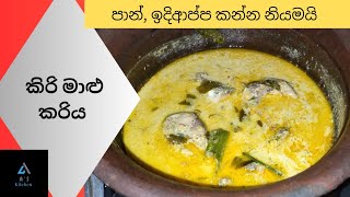 කිරි මාළු කරියCoconut Milk Fish Curry Kiri Malu CurryAkilaMapa [upl. by Eiznik]