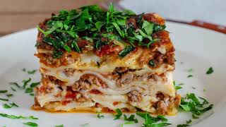 ORİJİNAL LAZANYA TARİFİ  LAZANİA  İTALYAN LASAGNA [upl. by Magdalen]