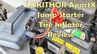 LOKITHOR ApartX Jump Starter and Tire Inflator Review [upl. by Filahk274]