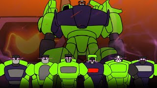 Transformers Animated Battle Episode 9 Devastator Unleashed Constructicons enter the fray [upl. by Ahoufe]