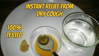 Dry cough  Sore throat  Instant relief home remedies  Cold and cough  Cookingmypassion [upl. by Aneerehs]