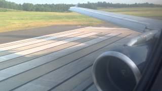 US Airways A321 takeoff from CLT [upl. by Devora]