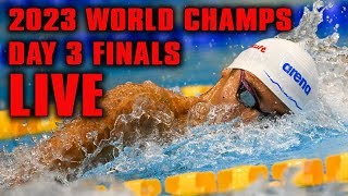 2023 World Championships Day 3 Finals SwimSwam Watch Party [upl. by Haroldson]