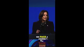 quot  we face a choice between 2 very different visions for our nation quot VP Kamala Harris [upl. by Shannah]