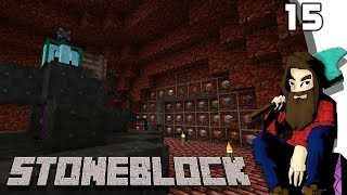 Minecraft STONEBLOCK 15  Void Ore Miner [upl. by Arela296]