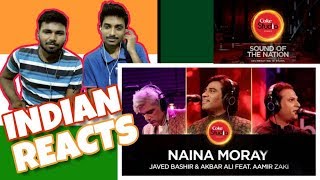 Indian Reacts To  Javed Bashir amp Akbar Ali feat Aamir Zaki Naina Moray Coke Studio Season 10 [upl. by Rocher612]