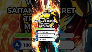 Are you a one punch man fan onepunchman saitama quiz anime shorts [upl. by Lrac]