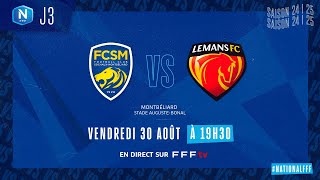 J3 I FC SochauxMontbéliard  Le Mans FC 01 le résumé I National FFF 20242025 [upl. by Johann499]