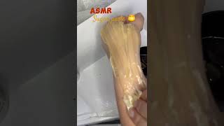 ASMR 😍 Manual depilation with sugar paste satisfying wax hairremoval scincare wax asmr [upl. by Hudnut]