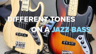 Learn Your Tone Choices On A Jazz Bass  Fingersyle amp SLAP [upl. by Ellerret]