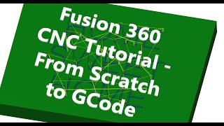 Fusion 360 Tutorial  From Scratch to GCode  CNC Engraving [upl. by Coco]