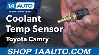 How to Replace Coolant Temperature Sensor 9204 Toyota Camry [upl. by Gerg]