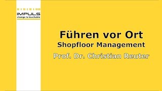 Lean Management Webinar  Shopfloor Management [upl. by Aynor]