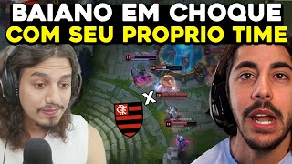 BAIANO EMOCIONADO COM SEU TIME NO ACADEMY PRESENTE DO ABSOLUT  RENECRODILO LEAGUE OF LEGENDS [upl. by Edrahc]