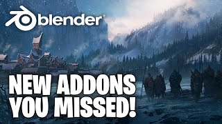 New Blender Addons You Probably Missed [upl. by Matthia]