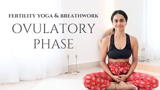 Fertility Yoga During Ovulation Days  Yoga when trying to conceive  Boost Ovulation Naturally [upl. by Balbur]