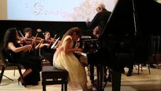 Anna Audenis 10 years old plays Haydn D Major Piano Concerto like a pro [upl. by Eekaz237]