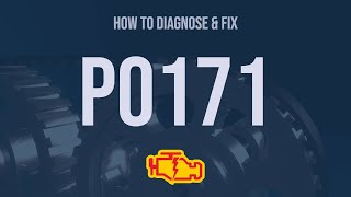 How to Diagnose and Fix P0171 Engine Code  OBD II Trouble Code Explain [upl. by Annawik]