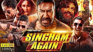 Singham Again Full Movie  Ajay Devgan  Deepika  kareena  Akshay  Tiger  Ranveer  New movie [upl. by Haugen]