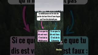 La médisance et la calomnie [upl. by Ingles]