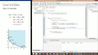 CPLEX amp Java 1 Setting up Eclipse with CPLEX and solve a small LP [upl. by Yaeger150]