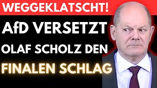 AFD ZERSCHMETTERT OLAF SCHOLZ 🚨 KEIN ZURÜCK MEHR  SEIN ENDE IST BESIEGELT [upl. by Nesnar]