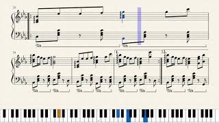 MuseScore ★ 【ピアノ譜】初音ミク  夢と葉桜  Hatsune Miku  Yume to Hazakura Piano Sheet Music [upl. by Katzen]