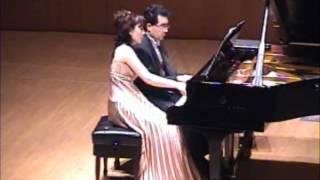 Brahms Hungarian Dances No1 2 5  DUO HojoampSosa [upl. by Euqinahc]