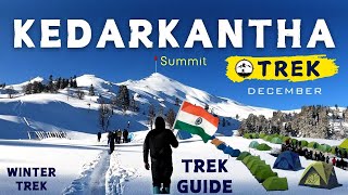 Kedarkantha Trek in December  Kedarkantha Summit  Winter Trek  Complete Guide  Trek in January [upl. by Perlis]