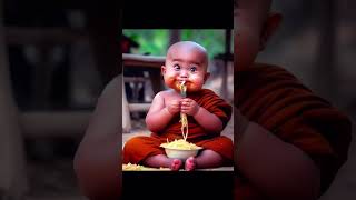 Aha tamater bade mazedar 🍂🌺🫰🏻🌺viralvideo baby babymonk cute cutemonk cutebaby trending viral [upl. by Yearwood701]