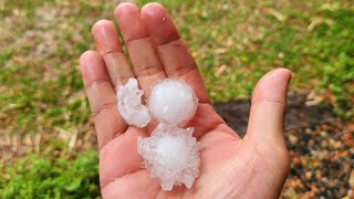 Hail storm in Brisbane Australia  1 November 2024 [upl. by Milo25]