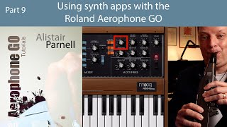 Using Synth apps with the Roland Aerophone GO [upl. by Orag]