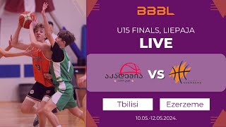 BC Academy Tbilisi 2009 vs EzerzemeRezekne 2009  BBBL Boys U15 Final Stage  Group Phase [upl. by Lenaj]